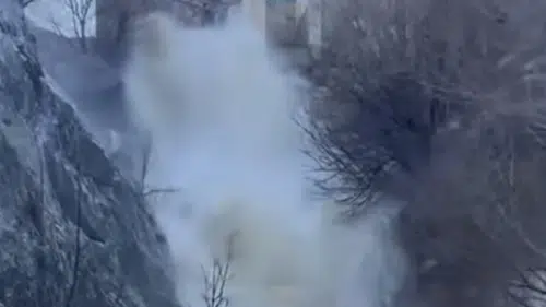 Konya’da sular gürül gürül akıyor! Taşkent’te çekilen kare sevindirdi