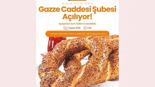 Meram Çıtır Simit, Gazze Caddesi’nde yeni şubesini açtı