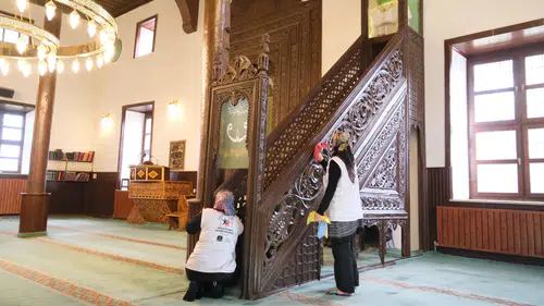 Konya'da camiler Ramazan’a hazır: Temizlik seferberliği başladı