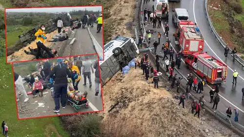 Antalya’da otobüs faciası! Konya’ya iki ateş düştü