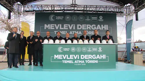 Konya'da tarihi dönüşüm! Mevlevi Dergahı'nın temeli atıldı
