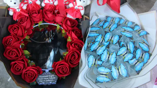 Satışlar rekor kırıyor! Konya'da Sevgililer Günü hareketliliği