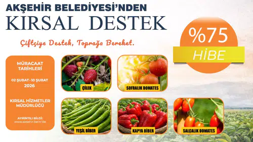 Konya'da çiftçiye büyük destek: Yüzde 75 hibeli fide dağıtımı başlıyor