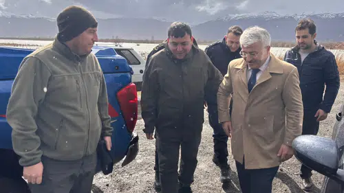 Konya'daki uzun süre kuru kalan göl, yağışlarla yeniden canlandı!