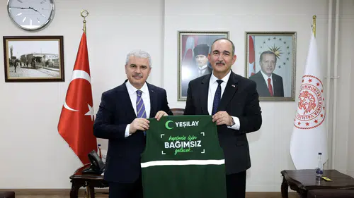 Yeşilay Konya Şubesi, Vali Akın ile görüştü