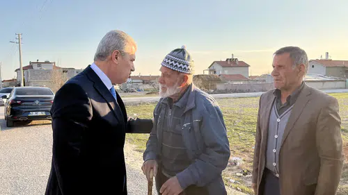 Konya Valisi Akın, acılı aile ile görüştü! O eve ateş düştü