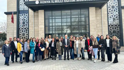 Eğitim aldılar! Konya’nın eğitim vizyonu Avrupa’ya taşınıyor