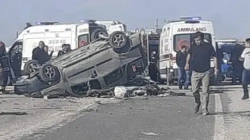 Konya’da feci kaza! 1 ölü, 3 ağır yaralı