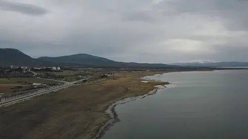 Konya’da Beyşehir Gölü alarm veriyor! Sular çekildi