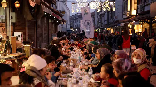 Konya’nın göbeğinde böyle sofra görülmedi! İşte o dev etkinlik