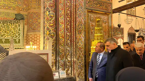 İçişleri Bakanı Çiftçi, Konya'da Mevlana'nın huzurunda