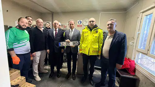 KONESOB Başkanı Karabacak'tan APP plaka bilgilendirmesi