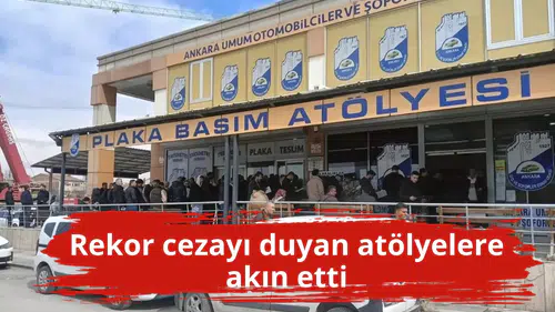 Rekor cezayı duyan atölyelere akın etti