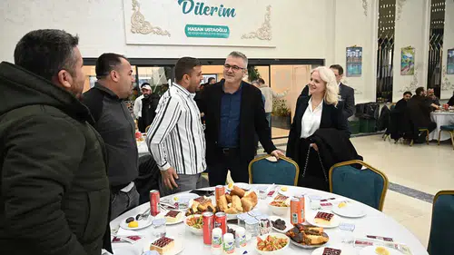 Seydişehir Belediye Başkanı Ustaoğlu çalışma arkadaşlarıyla buluştu