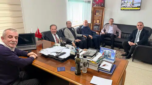 Konya esnafının liderleri bir araya geldi