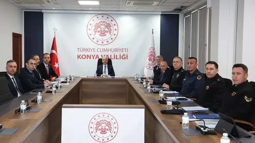 Konya'da projeler masaya yatırıldı! Yatırım Değerlendirme Toplantısı gerçekleştirildi