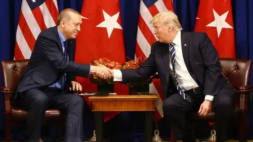 Cumhurbaşkanı Erdoğan, Donald Trump ile görüştü