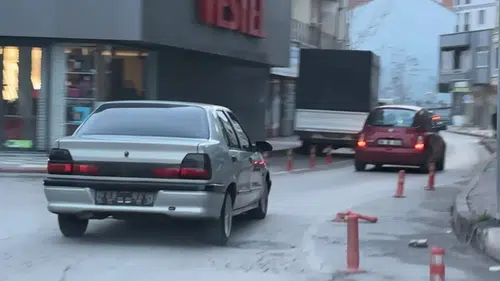 Aksaray’da film gibi kaçış: Sonu otoparkta bitti!