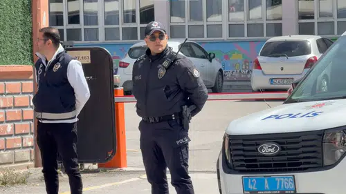 Konya'da okul önlerinde sıkı güvenlik önlemi