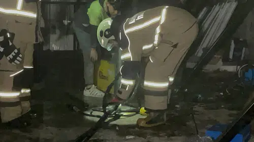 Karaman’da spiral kıvılcımları iş yerinde yangın çıkardı