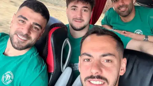 Konyaspor kafilesi, Antalya'ya hareket etti