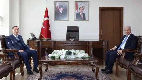 Vali Akın, Şeref Malkoç’u ağırladı