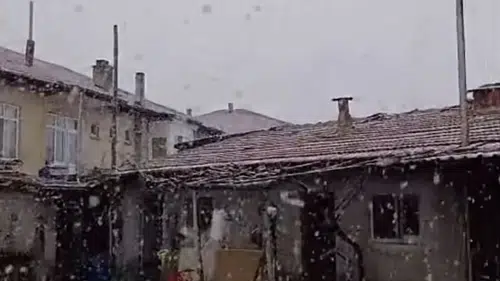 Konya’da kar yağışı başladı! İşte o bölgeler