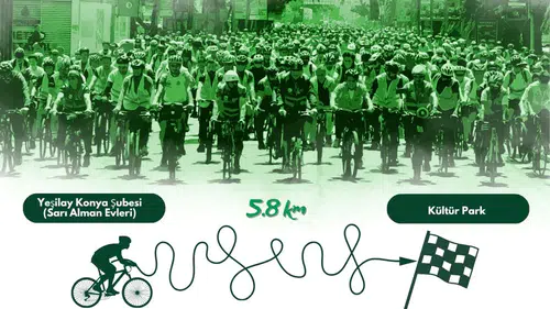 Yeşilay Konya’dan 23 Nisan’da “Sağlık İçin Pedalla” etkinliği