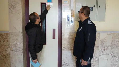 Ereğli’de daha güvenli bir şehir için asansör denetimleri sürüyor