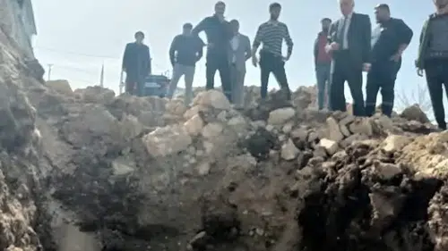 Konya’da istinat duvarı çöktü! Harekete geçildi