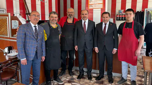 Konya’da dikkat çeken ziyaret: Başkanlar vatandaşla buluştu