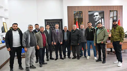 Konya’da kaymakam sürü sahipleriyle görüştü