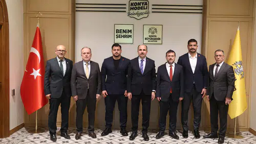 Konya’da önemli ziyaret: Türk sporunun dev isimleri bir araya geldi