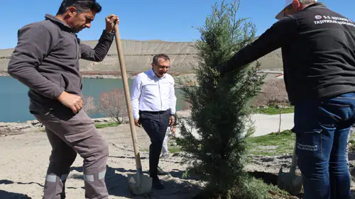Konya'da yeşil hamle! Acıgöl 500 yeni fidanla canlandı