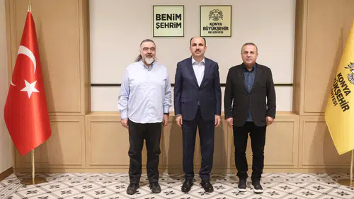 Baydar ve Dargeçit'ten Konya Büyükşehir Belediye Başkanı Altay'a ziyaret