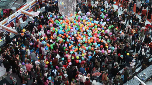Konya’da çocuklar bayramı burada kutluyor! SERAFEST ziyaretçi akınına uğradı