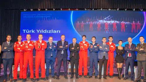 Konya’da nefes kesen buluşma: Türk Yıldızları öğrencilerle bir araya geldi