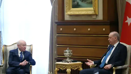 Erdoğan ile Bahçeli bir araya geldi!