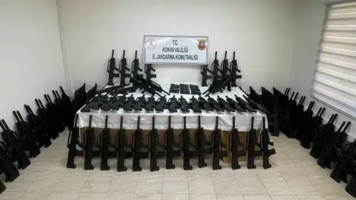 Konya’da dev silah operasyonu: 3 kişi tutuklandı