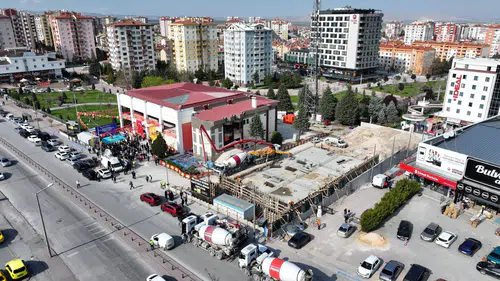 Konya'da bir temel atma töreni daha! Yeni projenin temeli atıldı