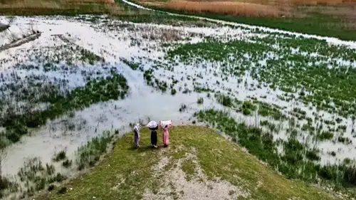 Konya’da çiftçiye umut! Kuruyan göl yeniden doluyor