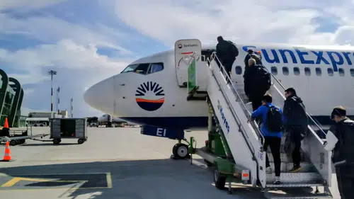 Konyaspor kafilesi Samsun'a uçtu