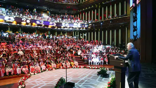 Cumhurbaşkanı bugün hitabını siyasilere değil bakın kime yaptı?