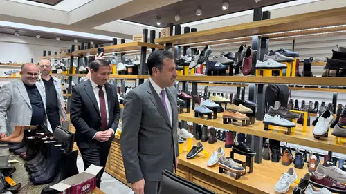 Konya ayakkabıda zirvede! İki başkan yerinde inceledi