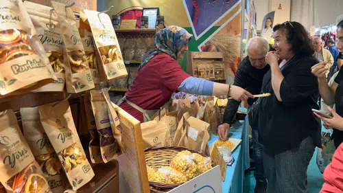 Seydişehir Belediyesi YÖREX’te: Coğrafi işaretli leblebi büyük ilgi gördü