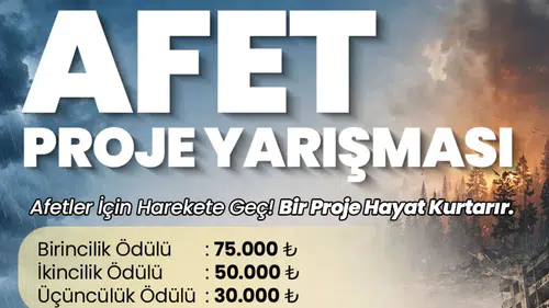 Konya'da Afet Yarışması başvuruları başladı: Ödül 75 bin TL!