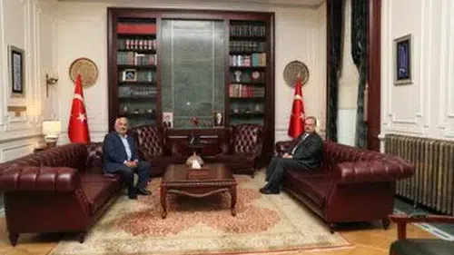 Eski Konya Vekili Etyemez, Vali Canbolat ile buluştu