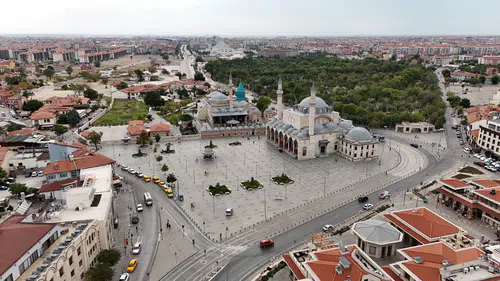 Konya’da 2030 yılına kadar kapalı olacak olan yapı ilk kez görüntülendi! Vali içine girdi