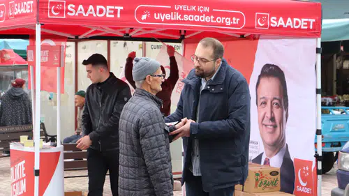 Konya Çumra’da saha ziyareti: Saadet Partisi vatandaşlarla buluştu