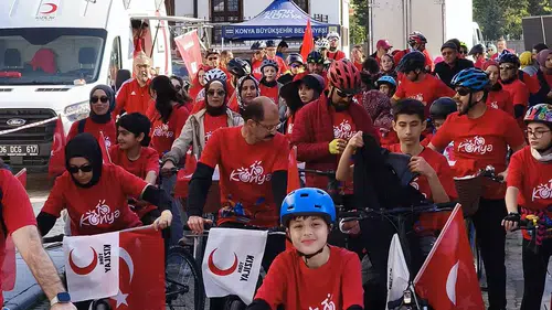 Konya’da pedallar 19 Mayıs için çevrildi
